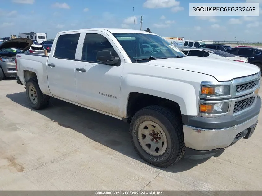 2015 Chevrolet Silverado 1500 Ls VIN: 3GCUKPEC6FG332469 Lot: 40006323