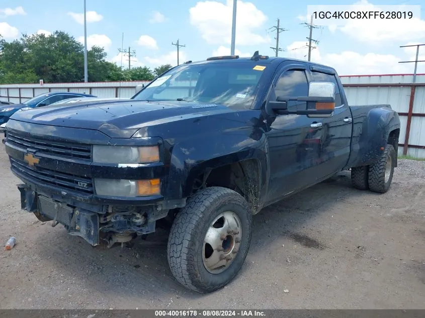 2015 Chevrolet Silverado 3500Hd Ltz VIN: 1GC4K0C8XFF628019 Lot: 40016178