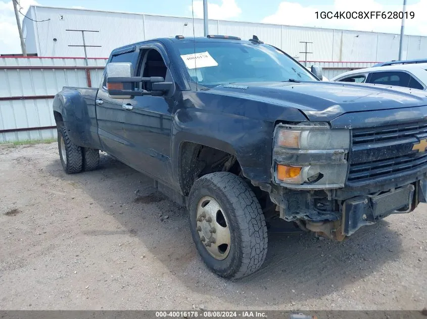 2015 Chevrolet Silverado 3500Hd Ltz VIN: 1GC4K0C8XFF628019 Lot: 40016178