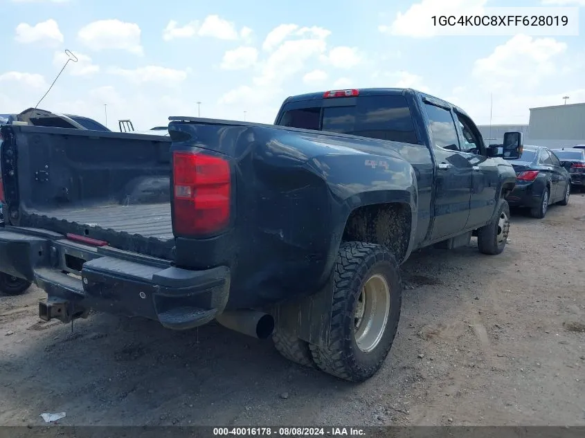 2015 Chevrolet Silverado 3500Hd Ltz VIN: 1GC4K0C8XFF628019 Lot: 40016178