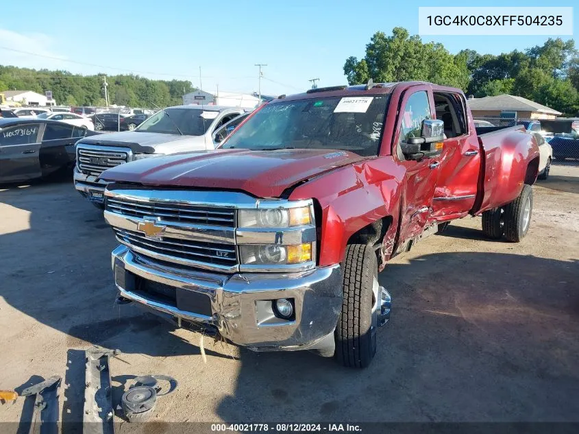 2015 Chevrolet Silverado 3500Hd Ltz VIN: 1GC4K0C8XFF504235 Lot: 40021778