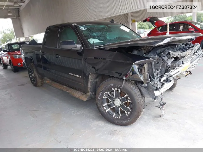 1GCRCREC4FZ387324 2015 Chevrolet Silverado 1500 1Lt