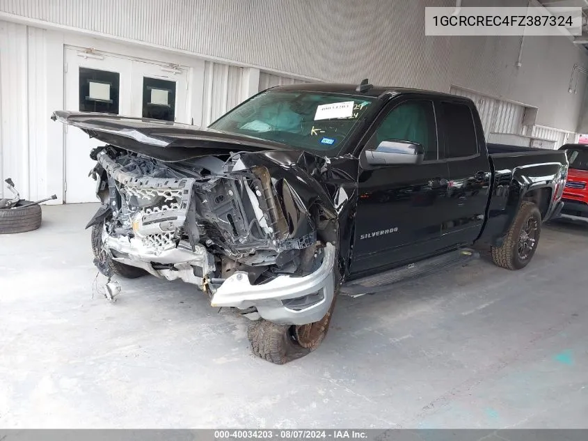 1GCRCREC4FZ387324 2015 Chevrolet Silverado 1500 1Lt