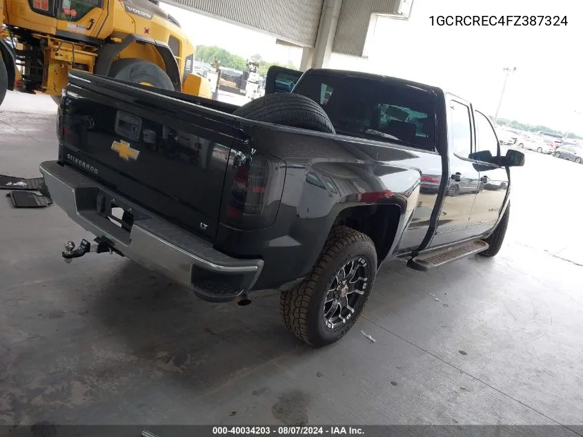 1GCRCREC4FZ387324 2015 Chevrolet Silverado 1500 1Lt