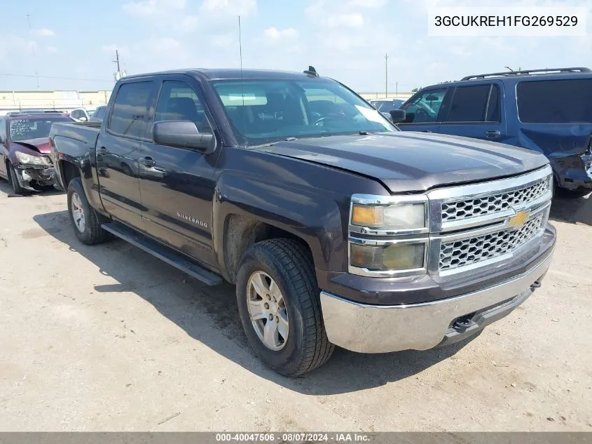 2015 Chevrolet Silverado 1500 1Lt VIN: 3GCUKREH1FG269529 Lot: 40047506