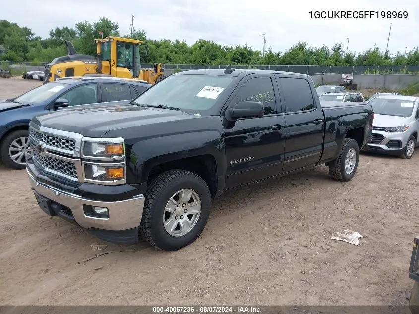 2015 Chevrolet Silverado 1500 1Lt VIN: 1GCUKREC5FF198969 Lot: 40057236