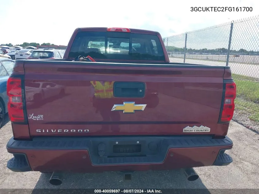 3GCUKTEC2FG161700 2015 Chevrolet Silverado 1500 High Country