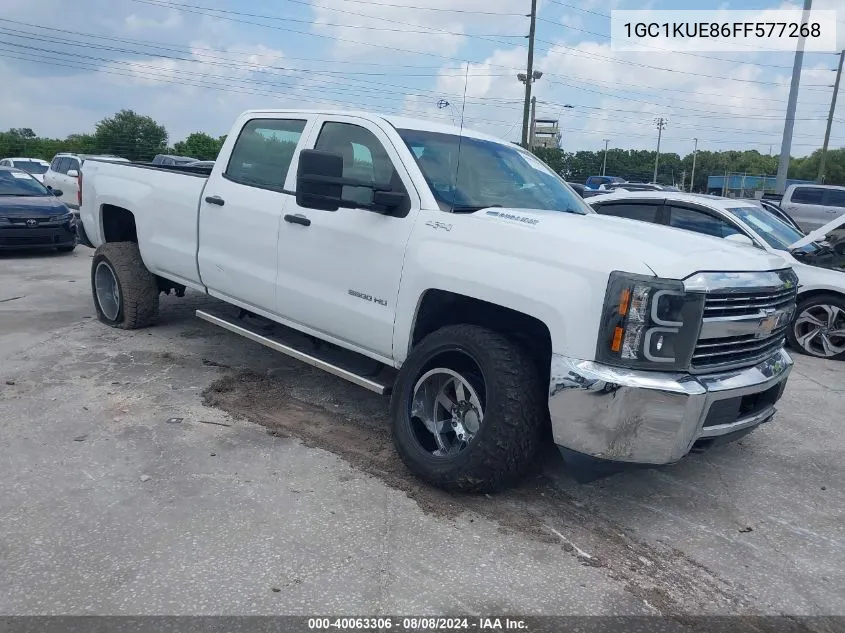 2015 Chevrolet Silverado 2500Hd Wt VIN: 1GC1KUE86FF577268 Lot: 40063306