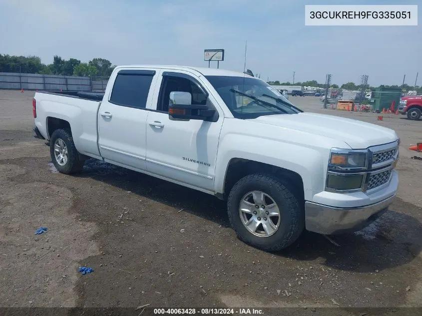 2015 Chevrolet Silverado 1500 1Lt VIN: 3GCUKREH9FG335051 Lot: 40063428