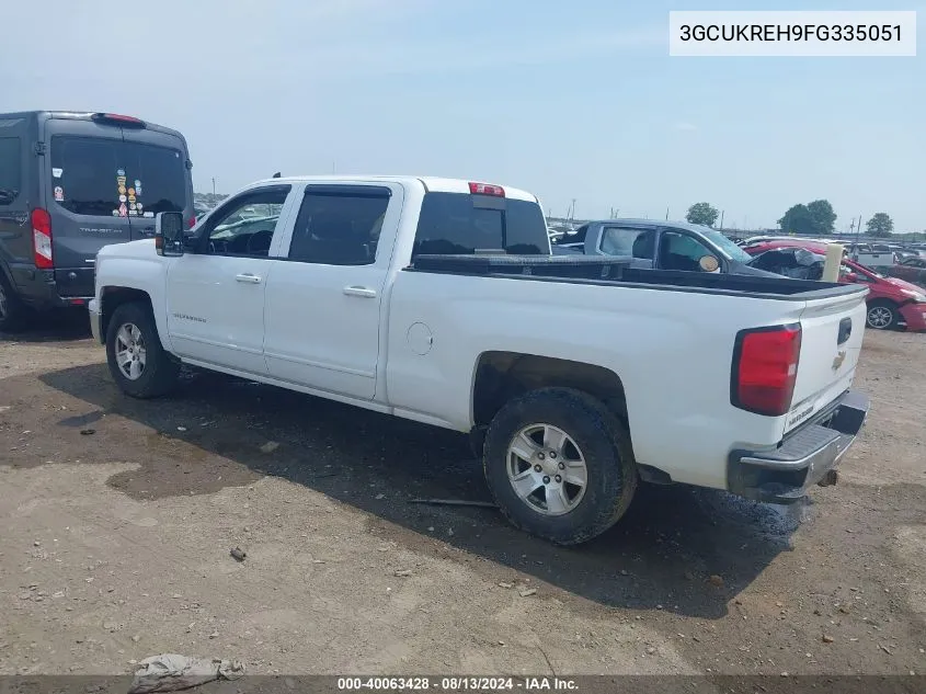 3GCUKREH9FG335051 2015 Chevrolet Silverado 1500 1Lt