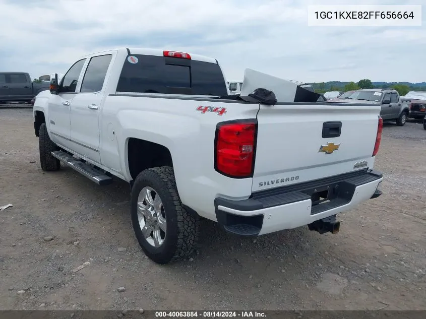 2015 Chevrolet Silverado 2500Hd High Country VIN: 1GC1KXE82FF656664 Lot: 40063884