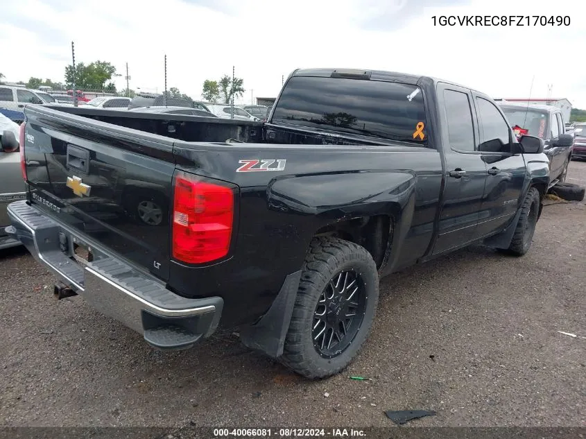 1GCVKREC8FZ170490 2015 Chevrolet Silverado 1500 1Lt/Lt