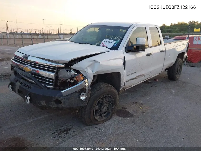 2015 Chevrolet Silverado 2500Hd Wt VIN: 1GC2KUEG0FZ122166 Lot: 40073040