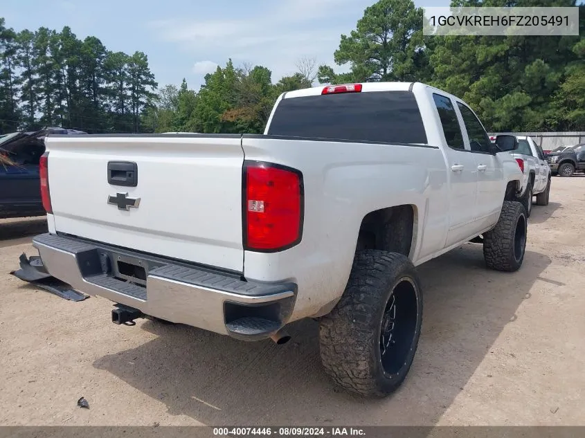 2015 Chevrolet Silverado 1500 1Lt VIN: 1GCVKREH6FZ205491 Lot: 40074446