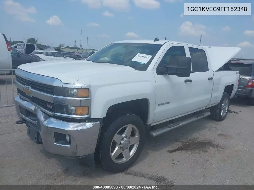 2015 Chevrolet Silverado 2500Hd Lt VIN: 1GC1KVEG9FF152348 Lot: 40085898