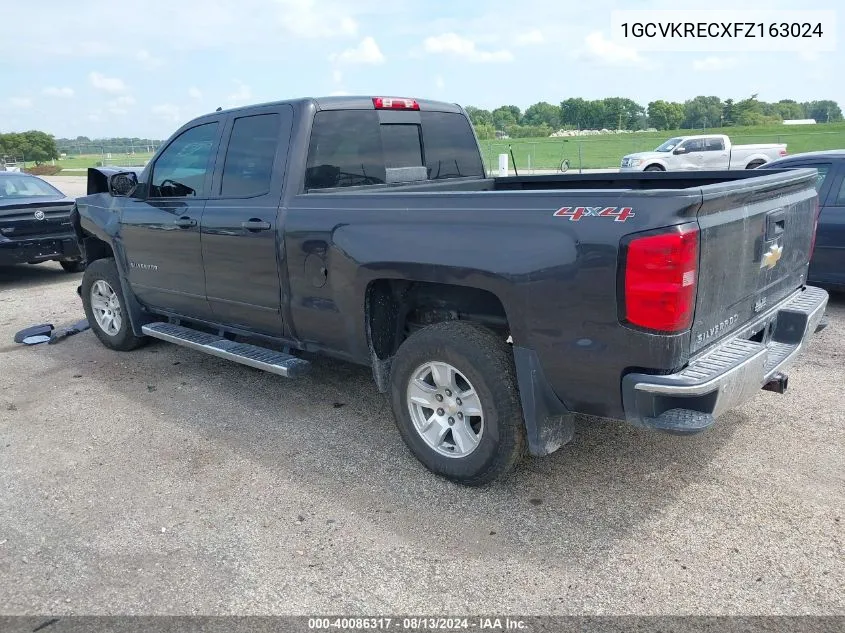 2015 Chevrolet Silverado 1500 1Lt VIN: 1GCVKRECXFZ163024 Lot: 40086317