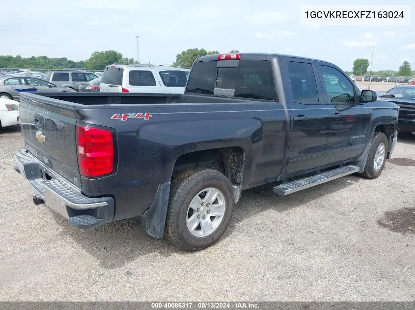 2015 Chevrolet Silverado 1500 1Lt VIN: 1GCVKRECXFZ163024 Lot: 40086317