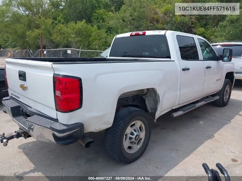 2015 Chevrolet Silverado 2500Hd Wt VIN: 1GC1KUE84FF571615 Lot: 40087227