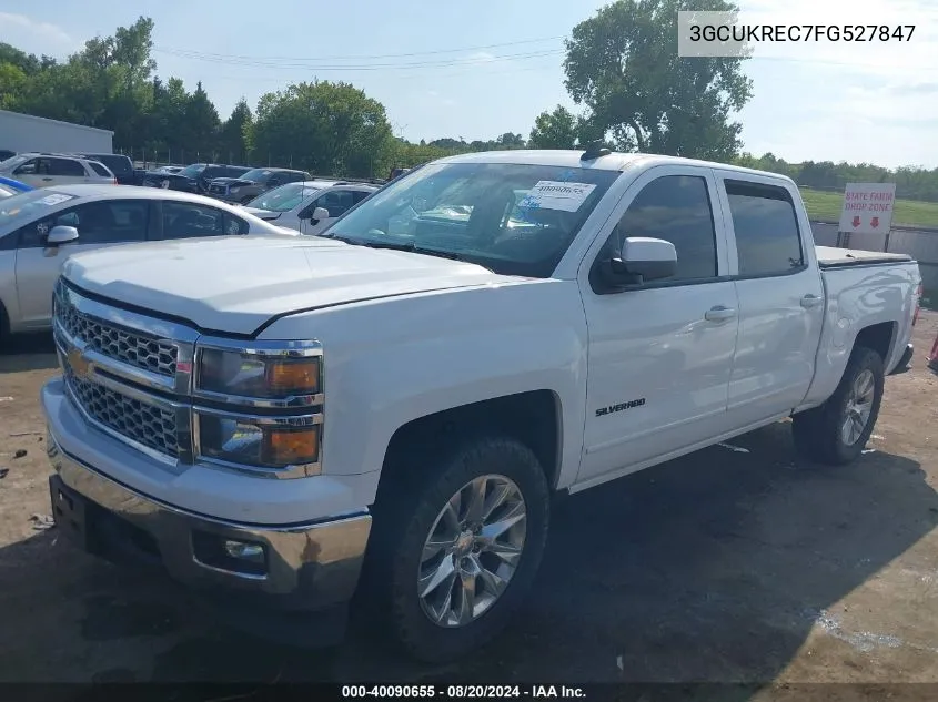 2015 Chevrolet Silverado 1500 1Lt VIN: 3GCUKREC7FG527847 Lot: 40090655