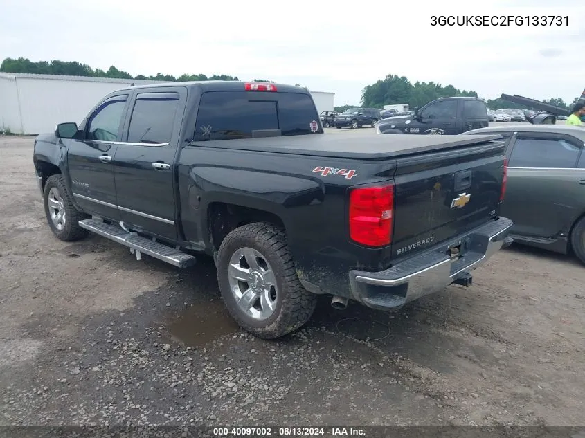 2015 Chevrolet Silverado 1500 1Lz VIN: 3GCUKSEC2FG133731 Lot: 40097002