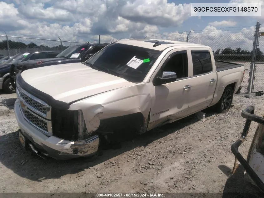 2015 Chevrolet Silverado 1500 1Lz VIN: 3GCPCSECXFG148570 Lot: 40102657