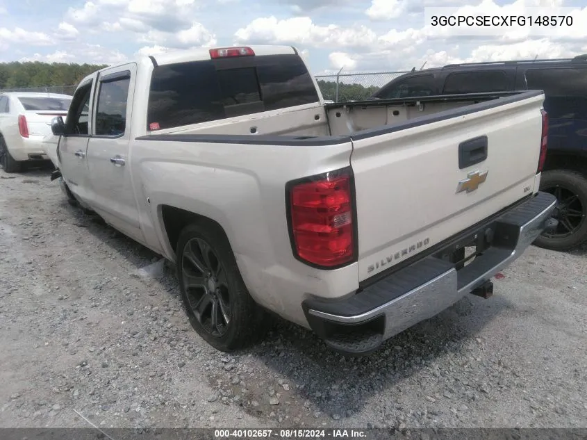 3GCPCSECXFG148570 2015 Chevrolet Silverado 1500 1Lz