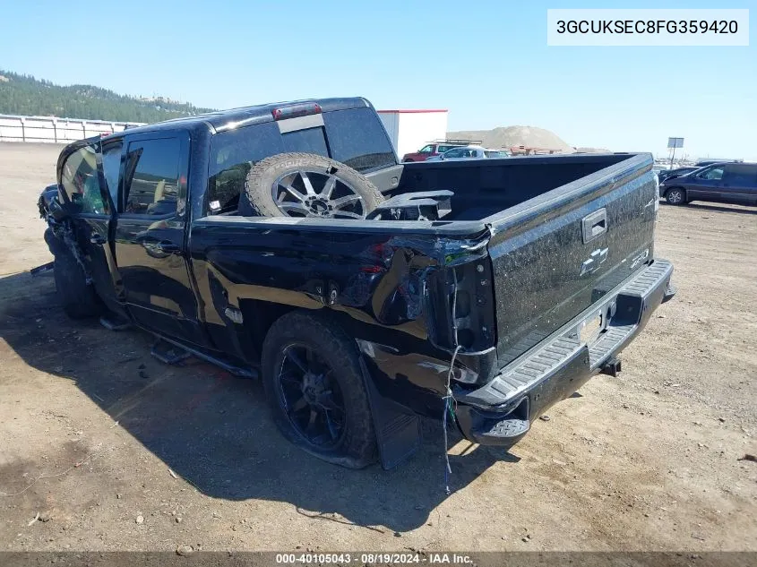 2015 Chevrolet Silverado 1500 1Lz/2Lz VIN: 3GCUKSEC8FG359420 Lot: 40105043