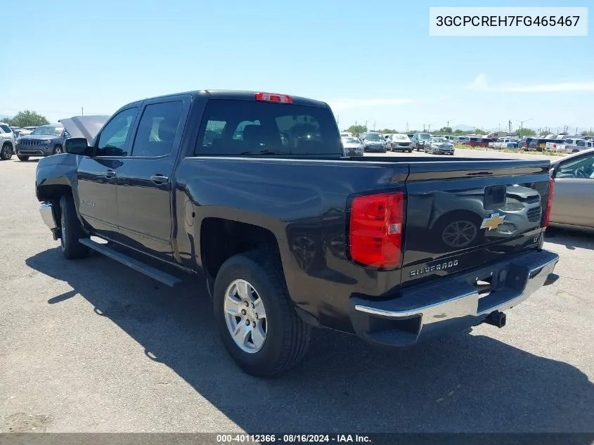 3GCPCREH7FG465467 2015 Chevrolet Silverado 1500 1Lt