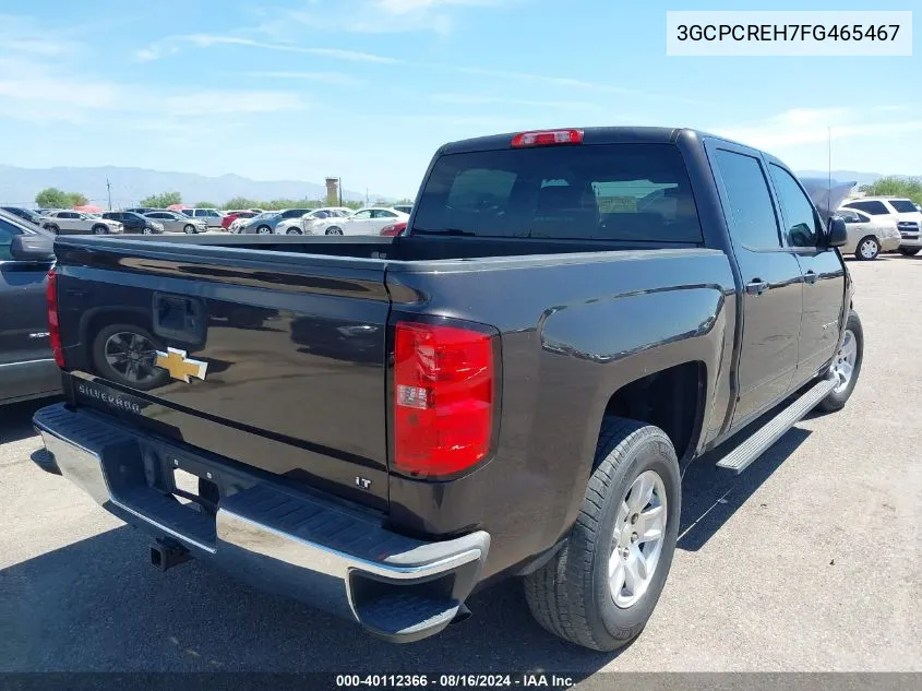 3GCPCREH7FG465467 2015 Chevrolet Silverado 1500 1Lt