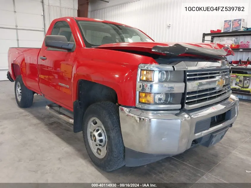 2015 Chevrolet Silverado 2500Hd Wt VIN: 1GC0KUEG4FZ539782 Lot: 40114930