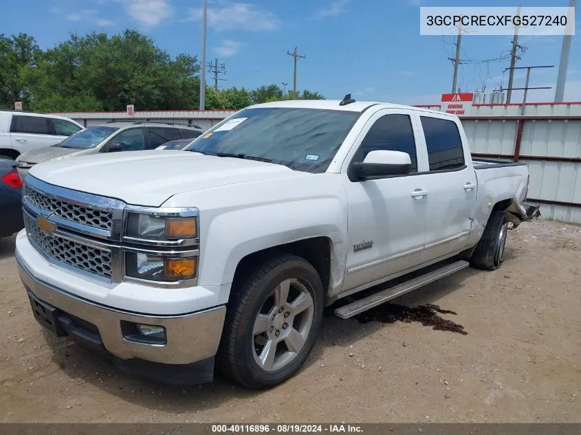 2015 Chevrolet Silverado 1500 1Lt VIN: 3GCPCRECXFG527240 Lot: 40116896