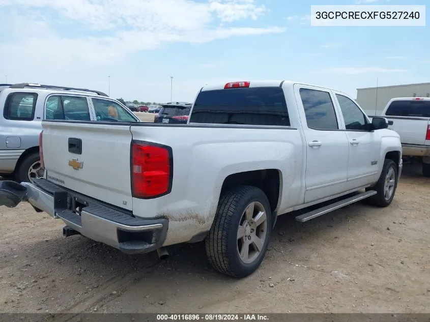 2015 Chevrolet Silverado 1500 1Lt VIN: 3GCPCRECXFG527240 Lot: 40116896