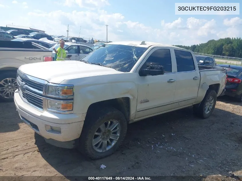 2015 Chevrolet Silverado 1500 High Country VIN: 3GCUKTEC9FG203215 Lot: 40117649