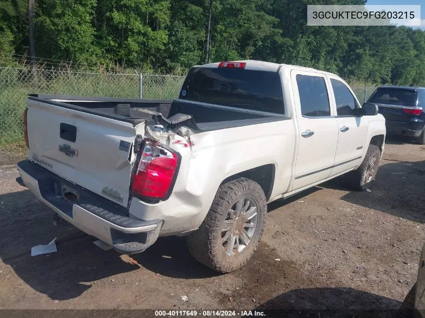 2015 Chevrolet Silverado 1500 High Country VIN: 3GCUKTEC9FG203215 Lot: 40117649