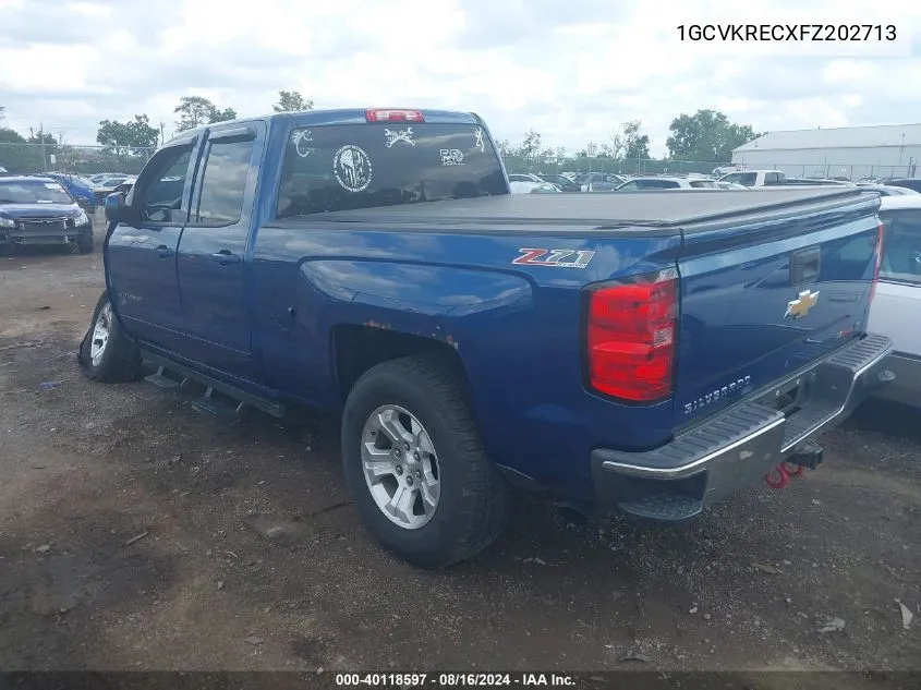 1GCVKRECXFZ202713 2015 Chevrolet Silverado 1500 2Lt