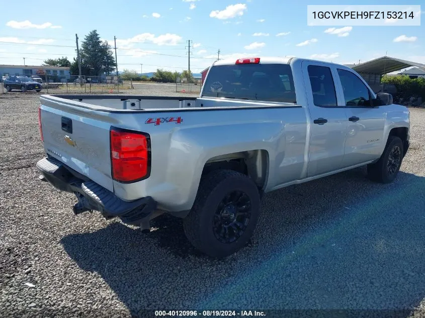 2015 Chevrolet Silverado 1500 Wt VIN: 1GCVKPEH9FZ153214 Lot: 40120996