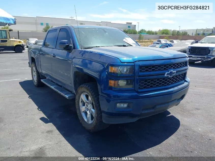 2015 Chevrolet Silverado 1500 1Lt VIN: 3GCPCREH3FG284821 Lot: 40122234