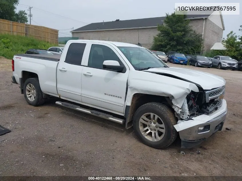 2015 Chevrolet Silverado 1500 K1500 Lt VIN: 1GCVKRECXFZ367595 Lot: 40122468