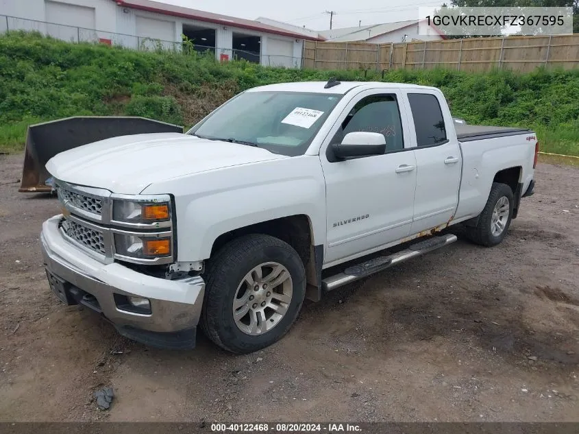 2015 Chevrolet Silverado 1500 K1500 Lt VIN: 1GCVKRECXFZ367595 Lot: 40122468