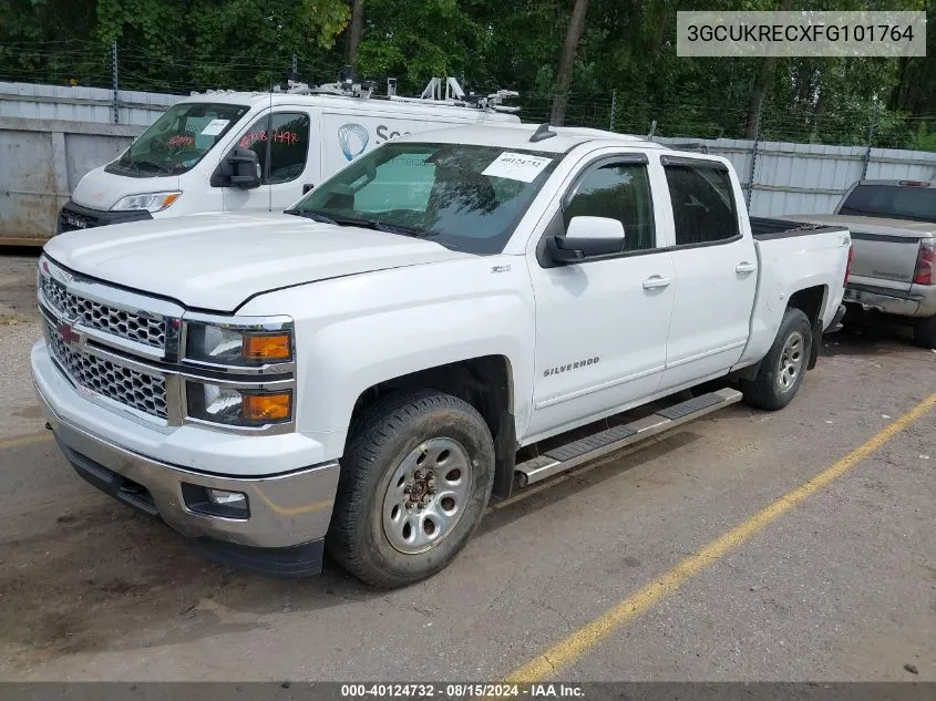 2015 Chevrolet Silverado 1500 1Lt VIN: 3GCUKRECXFG101764 Lot: 40124732