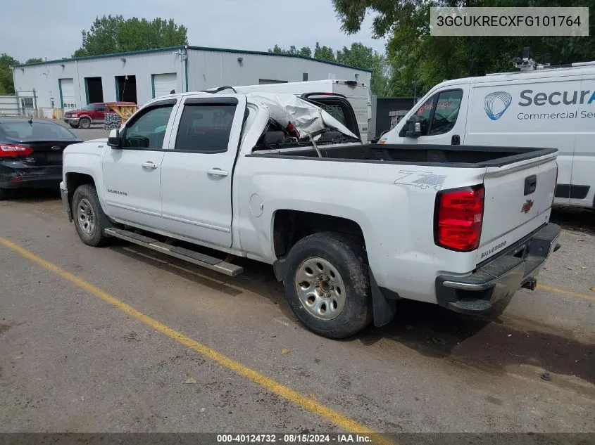 2015 Chevrolet Silverado 1500 1Lt VIN: 3GCUKRECXFG101764 Lot: 40124732