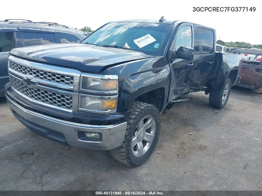 3GCPCREC7FG377149 2015 Chevrolet Silverado 1500 1Lt