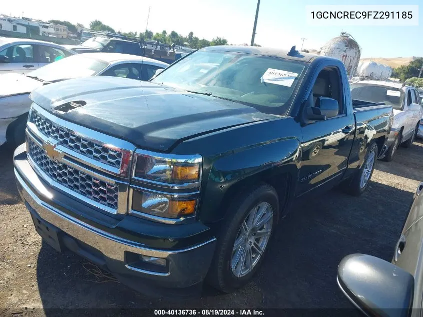 1GCNCREC9FZ291185 2015 Chevrolet Silverado 1500 1Lt