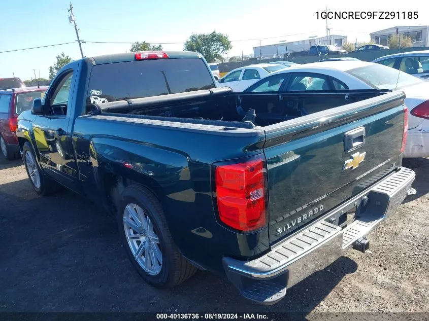 1GCNCREC9FZ291185 2015 Chevrolet Silverado 1500 1Lt