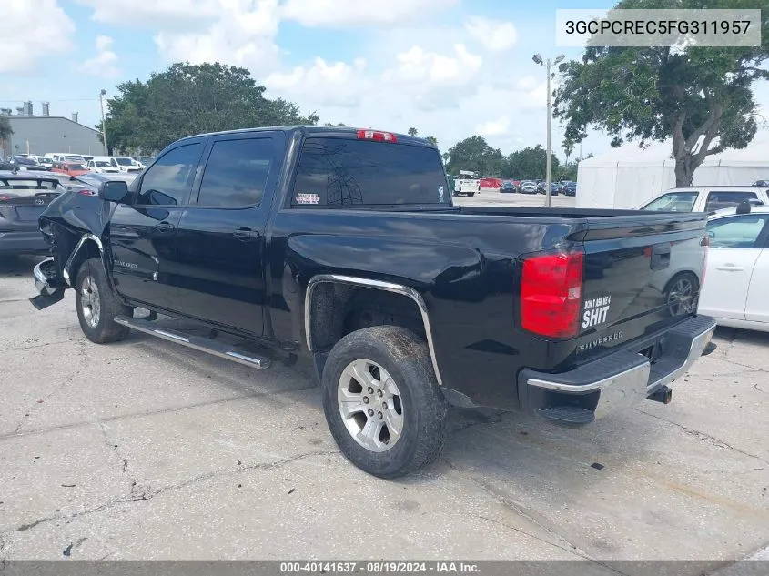 2015 Chevrolet Silverado 1500 2Lt VIN: 3GCPCREC5FG311957 Lot: 40141637