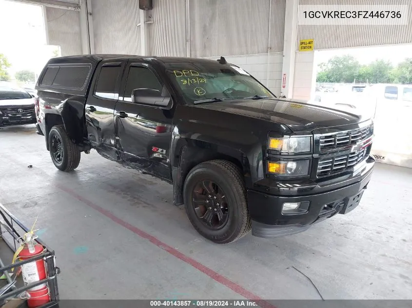 1GCVKREC3FZ446736 2015 Chevrolet Silverado 1500 2Lt