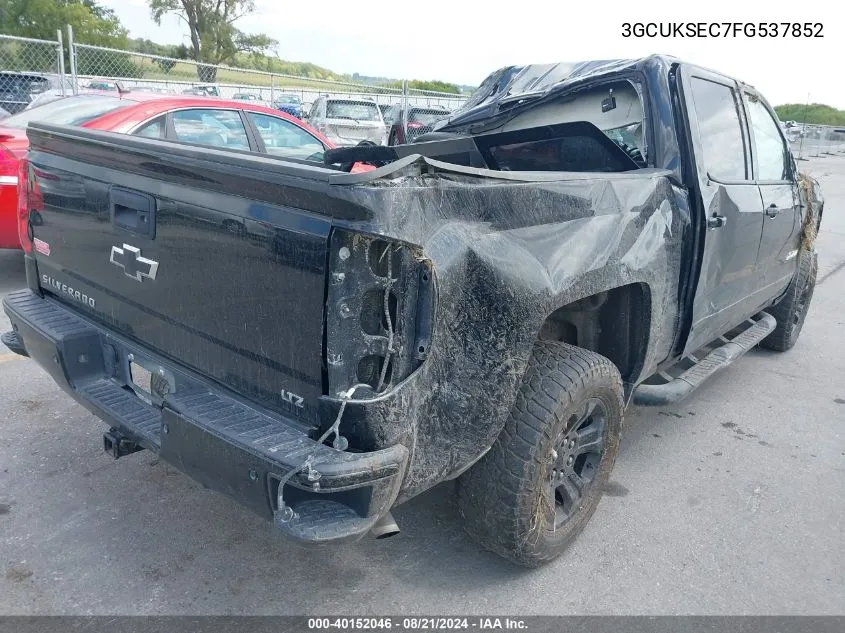 2015 Chevrolet Silverado K1500 Ltz VIN: 3GCUKSEC7FG537852 Lot: 40152046