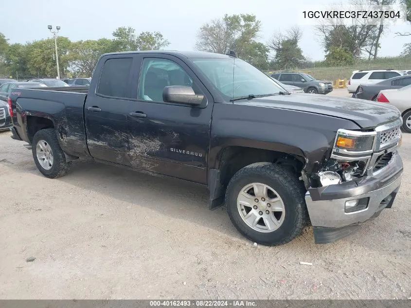 2015 Chevrolet Silverado 1500 1Lt VIN: 1GCVKREC3FZ437504 Lot: 40162493