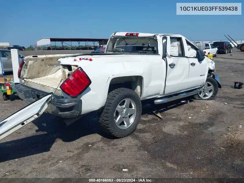 2015 Chevrolet Silverado 2500Hd Wt VIN: 1GC1KUEG3FF539438 Lot: 40166053