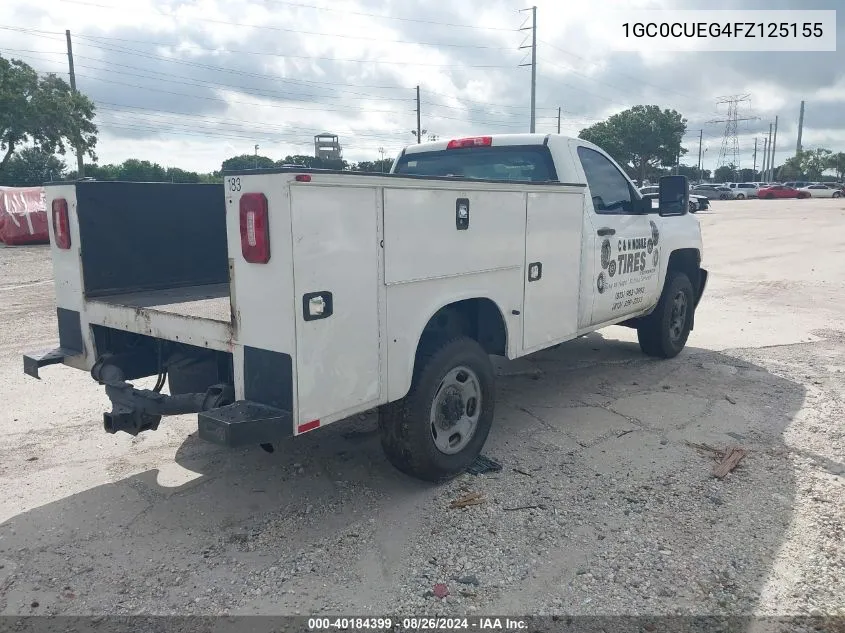 2015 Chevrolet Silverado 2500Hd Wt VIN: 1GC0CUEG4FZ125155 Lot: 40184399